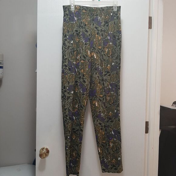 Vintage Turn On  Boho Lagen Look High Elastic Waist Pants Large - Picture 3 of 7